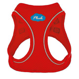 Plush Step In Air Mesh Harness - Red