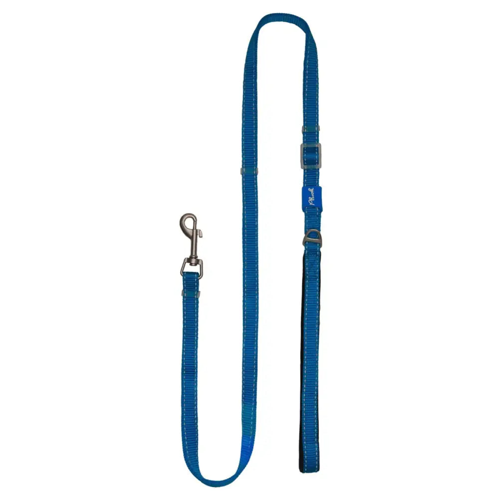 Plush Adjustable Reflective Leash - Lapis Blue - Leash