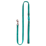 Plush Adjustable Reflective Leash - Turquoise - Leash