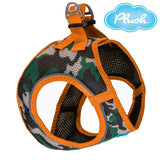 Plush Step In Air Mesh Harness - Camo/Orange - 3XS - Step In Harness