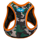 Plush Step In Air Mesh Harness - Camo/Orange - Step In Harness