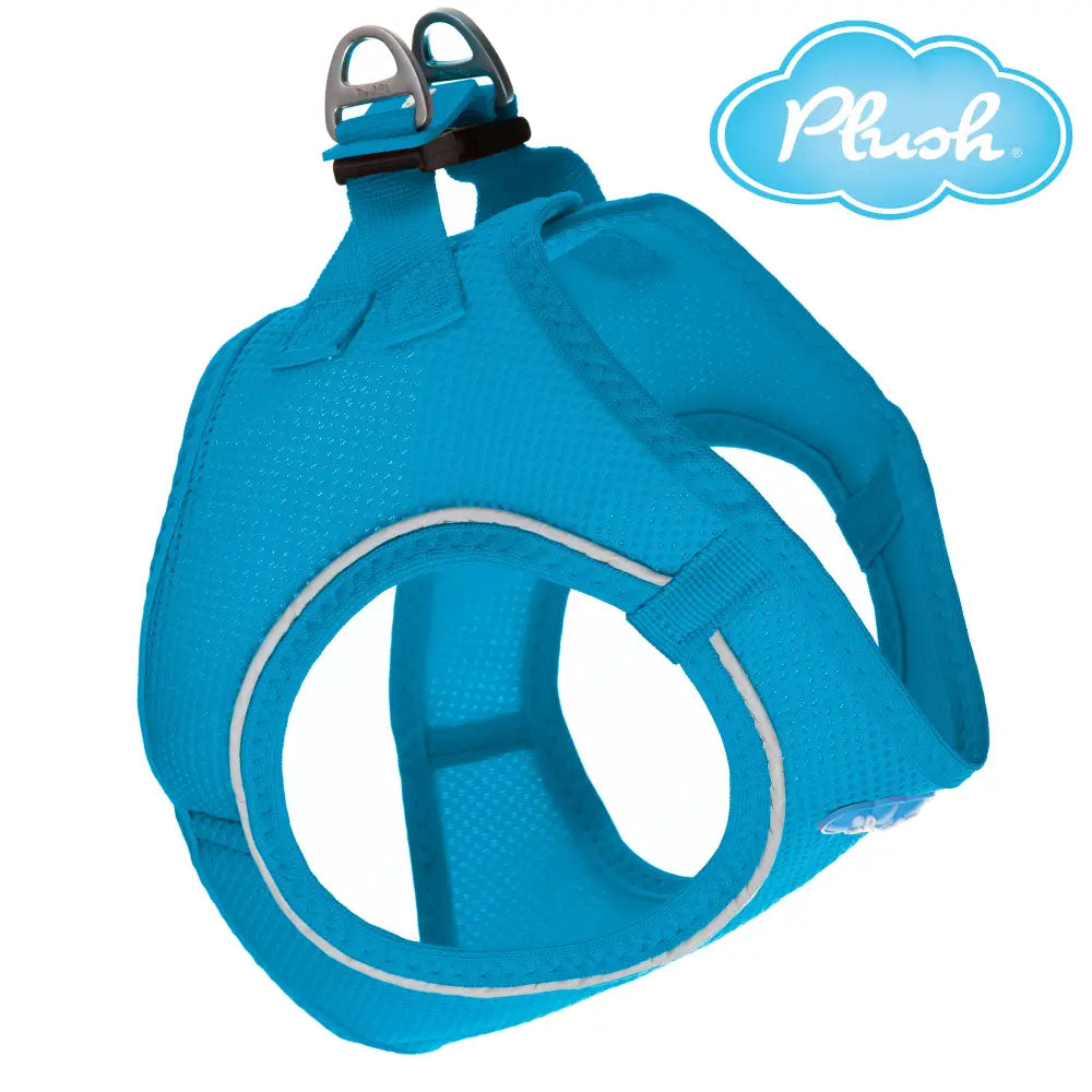 Plush Step In Air Mesh Harness - Horizon Blue - 3XS / No Leash - Step In Harness
