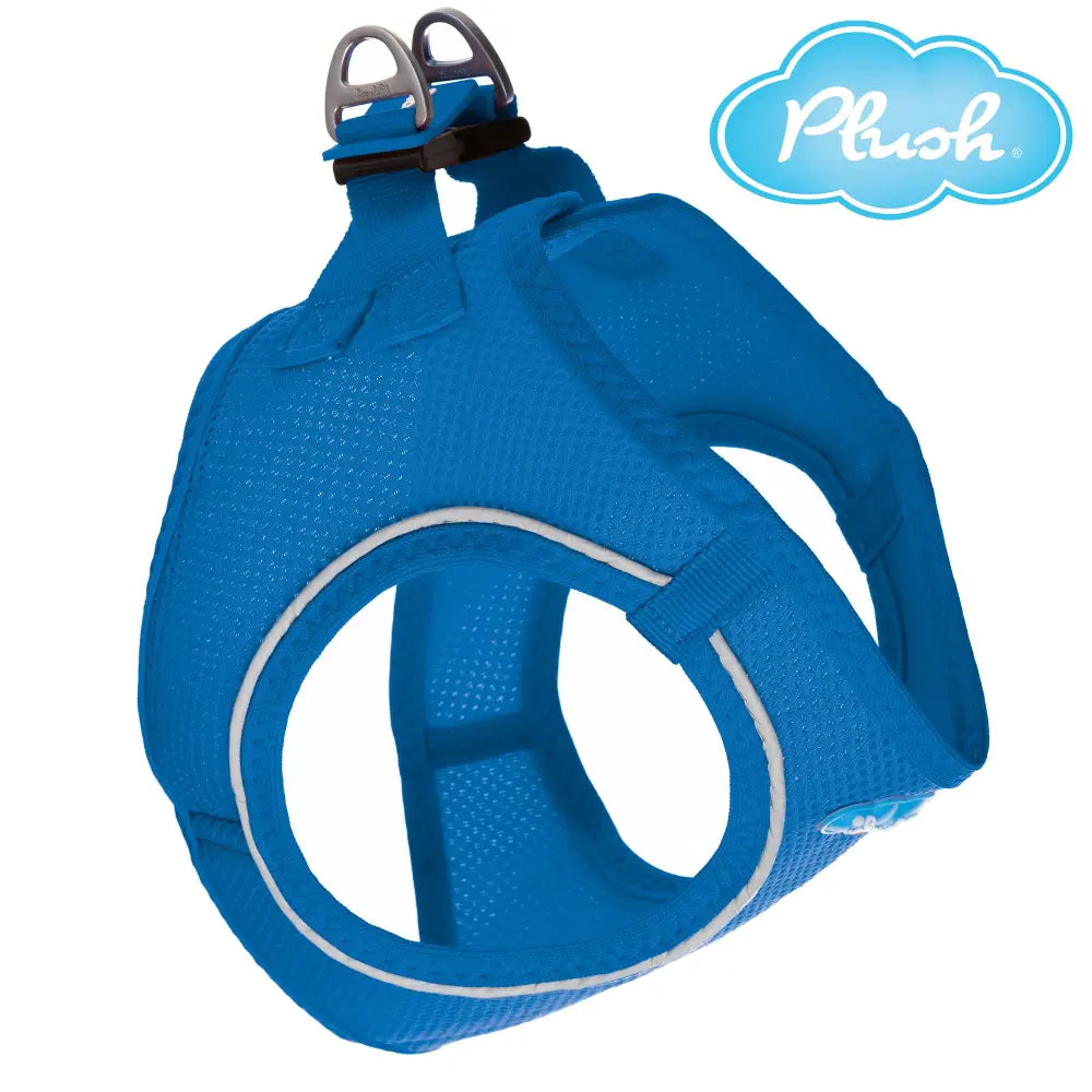 Plush Step In Air Mesh Harness - Lapis Blue - 3XS / No Leash - Step In Harness