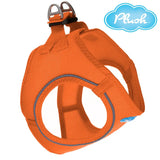 Plush Step In Air Mesh Harness - Orange - 3XS / No Leash - Step In Harness