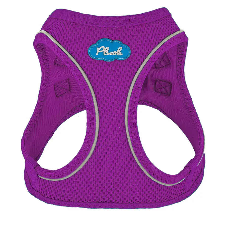 Plush Step In Air Mesh Harness - Purple - Step In Harness