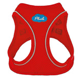 Plush Step In Air Mesh Harness - Red - Step In Harness