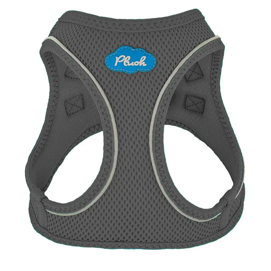 Plush Step In Air Mesh Harness - Shark Grey - Step In Harness