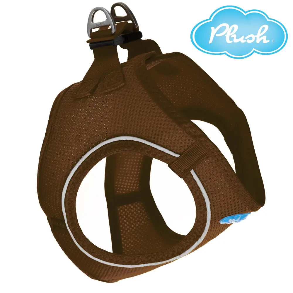 Plush Step In Air Mesh Harness - Toffee - 3XS / No Leash - Step In Harness