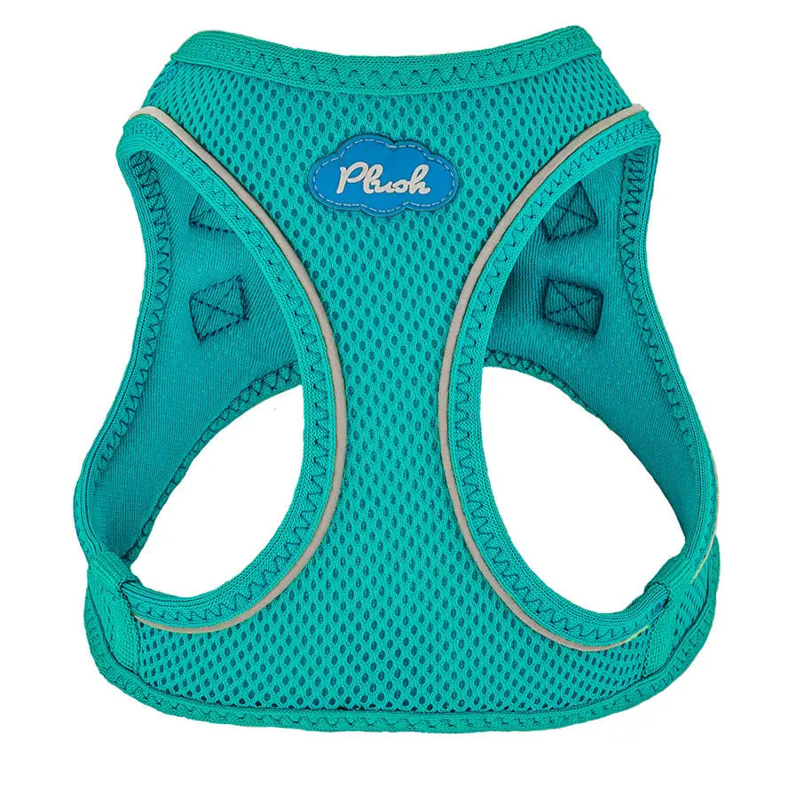 Plush Step In Air Mesh Harness - Turquoise - Step In Harness