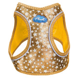 Plush Step In Glitter Glow Harness - Gold - 3XS - Step In Harness