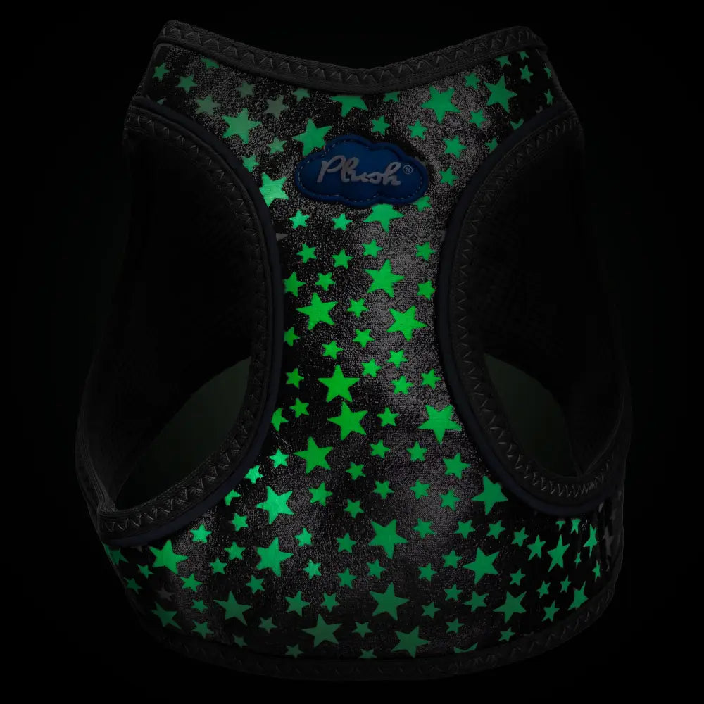 Plush Step In Glitter Glow Harness - Gunmetal - Step In Harness