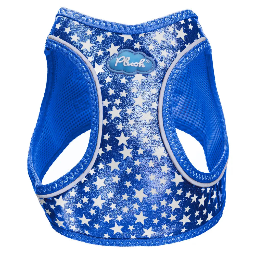 Plush Step In Glitter Glow Harness - Navy - 3XS - Step In Harness