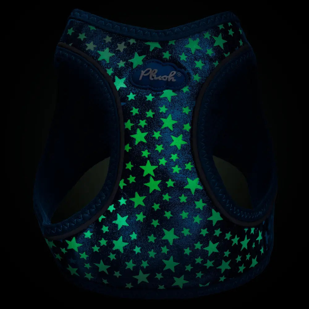 Plush Step In Glitter Glow Harness - Navy - Step In Harness