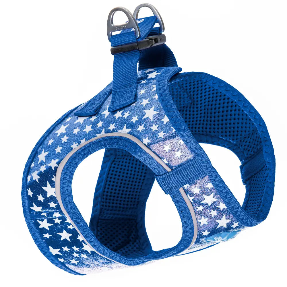Plush Step In Glitter Glow Harness - Navy - Step In Harness