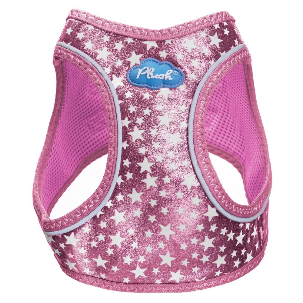 Plush Step In Glitter Glow Harness Pink - 3XS - Step In Harness