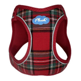 Plush Step In Harness Plaid Red - Step In Harness