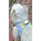 Plush Step In Harness Spring Plaid