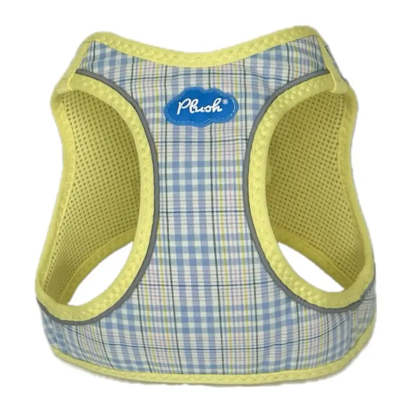 Plush Step In Harness Spring Plaid