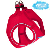 Plush Step In Air Mesh Harness - Red